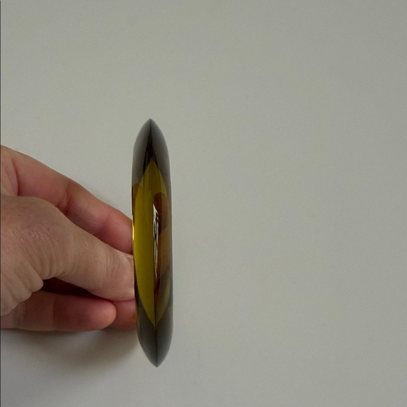 Mirim Olive Green Resin Bracelet - Picture 3 of 5